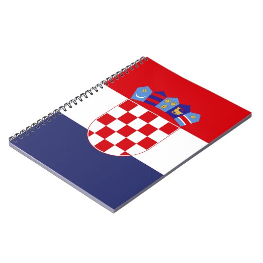 Kroatien-Flagge Notizblock (Linke Seite)