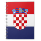 Kroatien-Flagge Notizblock (Vorderseite)
