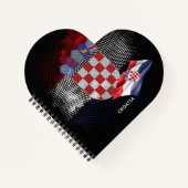 Kroatien-Flagge Notizblock (Vorderseite)