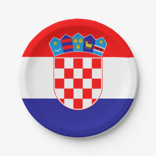 Flagge Von Kroatien Teller Zazzle De