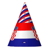 Kroatien-Flagge Partyhütchen (Links)