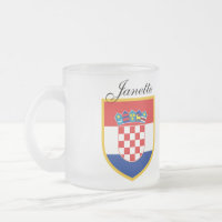Kroatien-Flagge personalisiert
