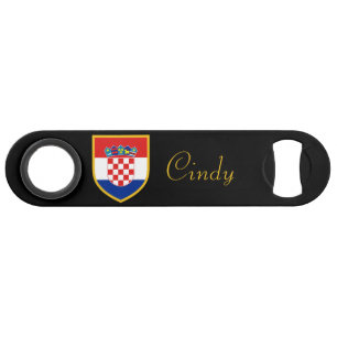 Kroatien-Flagge personalisiert Speed Flaschenöffner