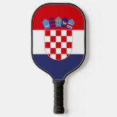 Kroatien-Flagge Pickleball Schläger (Vorderseite)