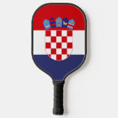 Kroatien-Flagge Pickleball Schläger (Rückseite)