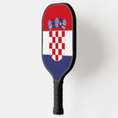 Kroatien-Flagge Pickleball Schläger (Links)