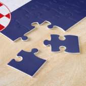 Kroatien-Flagge Puzzle (Seite)