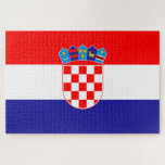 Kroatien-Flagge Puzzle<br><div class="desc">Kroatien-Flagge</div>