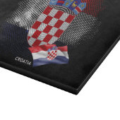 Kroatien-Flagge Schneidebrett (Ecke)