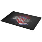 Kroatien-Flagge Schneidebrett (Ecke)