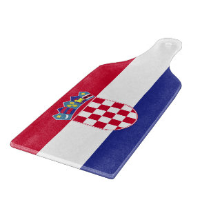 Kroatien-Flagge Schneidebrett