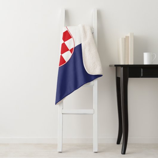 Kroatien-Flagge Sherpadecke (Beispiel)