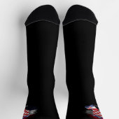 Kroatien-Flagge Socken (Oben)