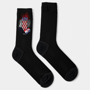 Kroatien-Flagge Socken