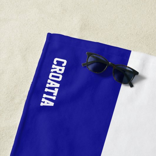 Kroatien Flagge Splendid Patriotic Strandtuch (Beispiel)