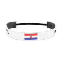 Kroatien-Flagge Stirnband
