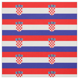 Kroatien-Flagge Stoff