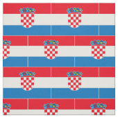 Kroatien-Flagge Stoff (Muster)