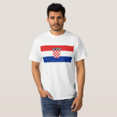 Kroatien-Flagge Stunde Hrvatska T-Shirt (Vorne ganz)