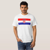 Kroatien-Flagge T-Shirt (Vorne ganz)