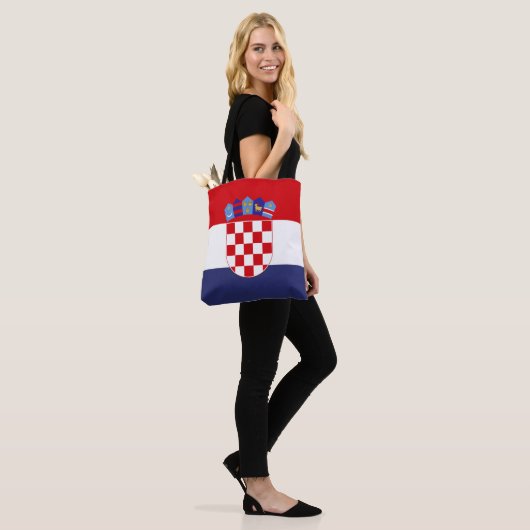 Kroatien-Flagge Tasche (Am Model)