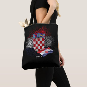Kroatien-Flagge Tasche