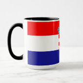 Kroatien-Flagge Tasse (Links)