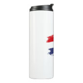 Kroatien-Flagge Thermosbecher (Nach links gedreht)