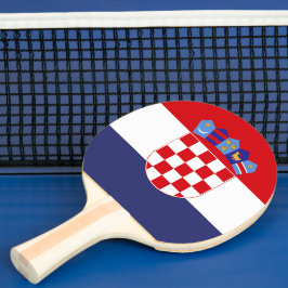 Kroatien-Flagge Tischtennis Schläger