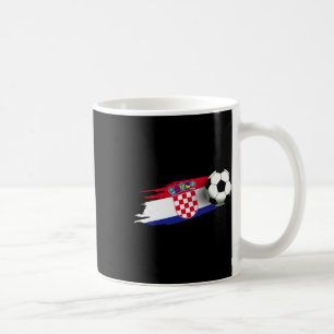 Kroatien-Flagge Trikot kroatische Fußballmannschaf Kaffeetasse