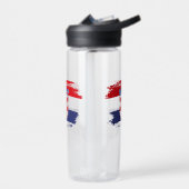 Kroatien-Flagge Trinkflasche (Links)