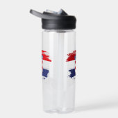 Kroatien-Flagge Trinkflasche (Rechts)