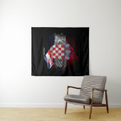 Kroatien-Flagge Wandteppich (Beispiel (Horizontal))