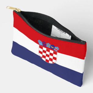 Kroatien-Flagge Zubehörtasche