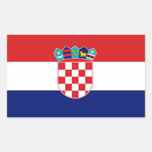 Kroatien Flaggen Aufkleber