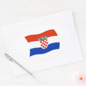 Kroatien Flaggen Aufkleber (Umschlag)