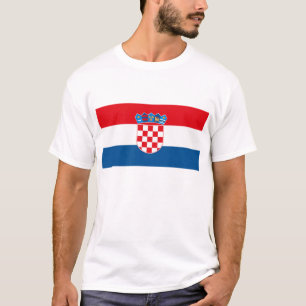 Kroatien-Flaggen-T - Shirt