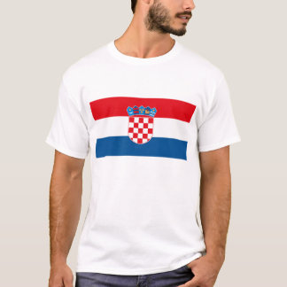 Kroatien-Flaggen-T - Shirt