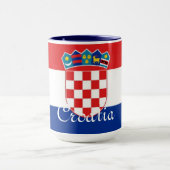 Kroatien-Flaggen-Tasse Tasse (Zentrum)