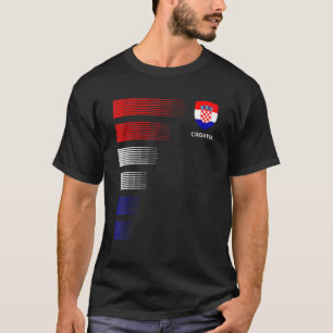 Kroatien Flaggenemblem Patriotic Kroatische Nation T-Shirt