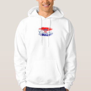 Kroatien-Flaggenkarte Hoodie