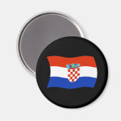Kroatien Flaggenmagnet Magnet (Vorderseite/Rückseite)
