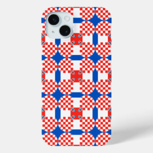 Kroatien-Flaggenmuster Case-Mate iPhone Hülle