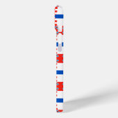 Kroatien-Flaggenmuster Case-Mate iPhone Hülle (Rückseite / Links)
