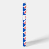 Kroatien-Flaggenmuster Case-Mate iPhone Hülle (Rückseite / Rechts)