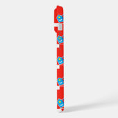 Kroatien-Flaggenmuster iPhone Hülle (Linke Seite)