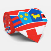 Kroatien-Flaggenmuster Krawatte (Gerollt)