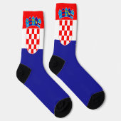 Kroatien Flaggenpatriotischer Nationalstolz Kroati Socken (Rechts)