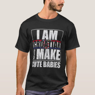 Kroatien Flaggenstaaten - Männer und Frauen T-Shirt