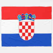 Kroatien Fleecedecke (Vorderseite (Horizontal))